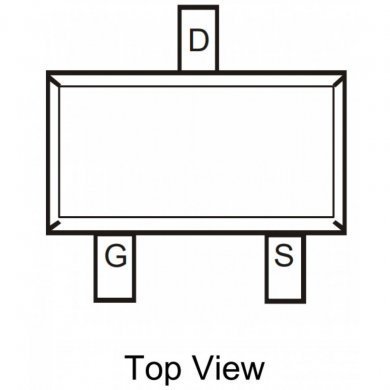 MOSFET K38 N-CH 50V 200mA SOT323 (Kit 10x unidades)