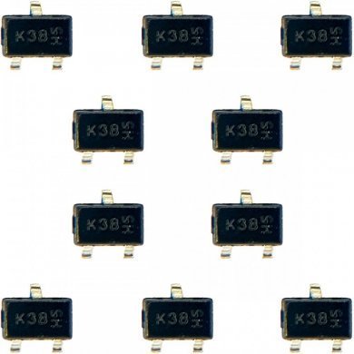BSS138W-7-F MOSFET K38 N-CH 50V 200mA SOT323 (Kit 10x unidades)