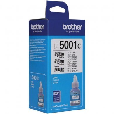 BT5001C Brother Refil de Tinta Ciano 5000 páginas 48.8ml