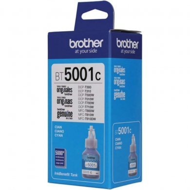 BT5001C Brother Refil de Tinta Ciano 5000 páginas 48.8ml