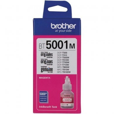 BT5001M Brother Refil de Tinta Magenta 5000 páginas 48.8ml