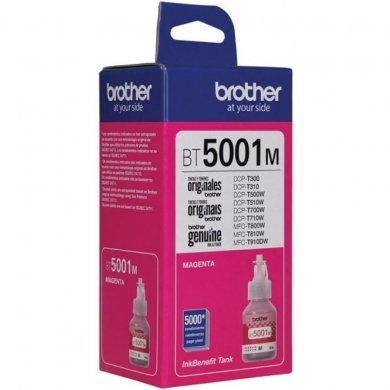 BT5001M Brother Refil de Tinta Magenta 5000 páginas 48.8ml