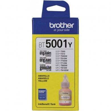 BT5001Y Brother Refil de Tinta Amarelo 5000 páginas 48.8ml