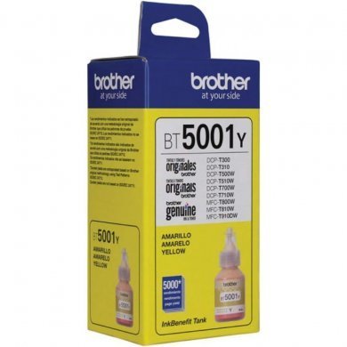 BT5001Y Brother Refil de Tinta Amarelo 5000 páginas 48.8ml
