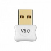 Adaptador Bluetooth 5.0 USB Preto Alcance de 20 metro