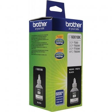 BT6001BK Brother Refil de Tinta Preto 6000 páginas 108ml