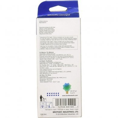 BT6001BK Brother Refil de Tinta Preto 6000 páginas 108ml