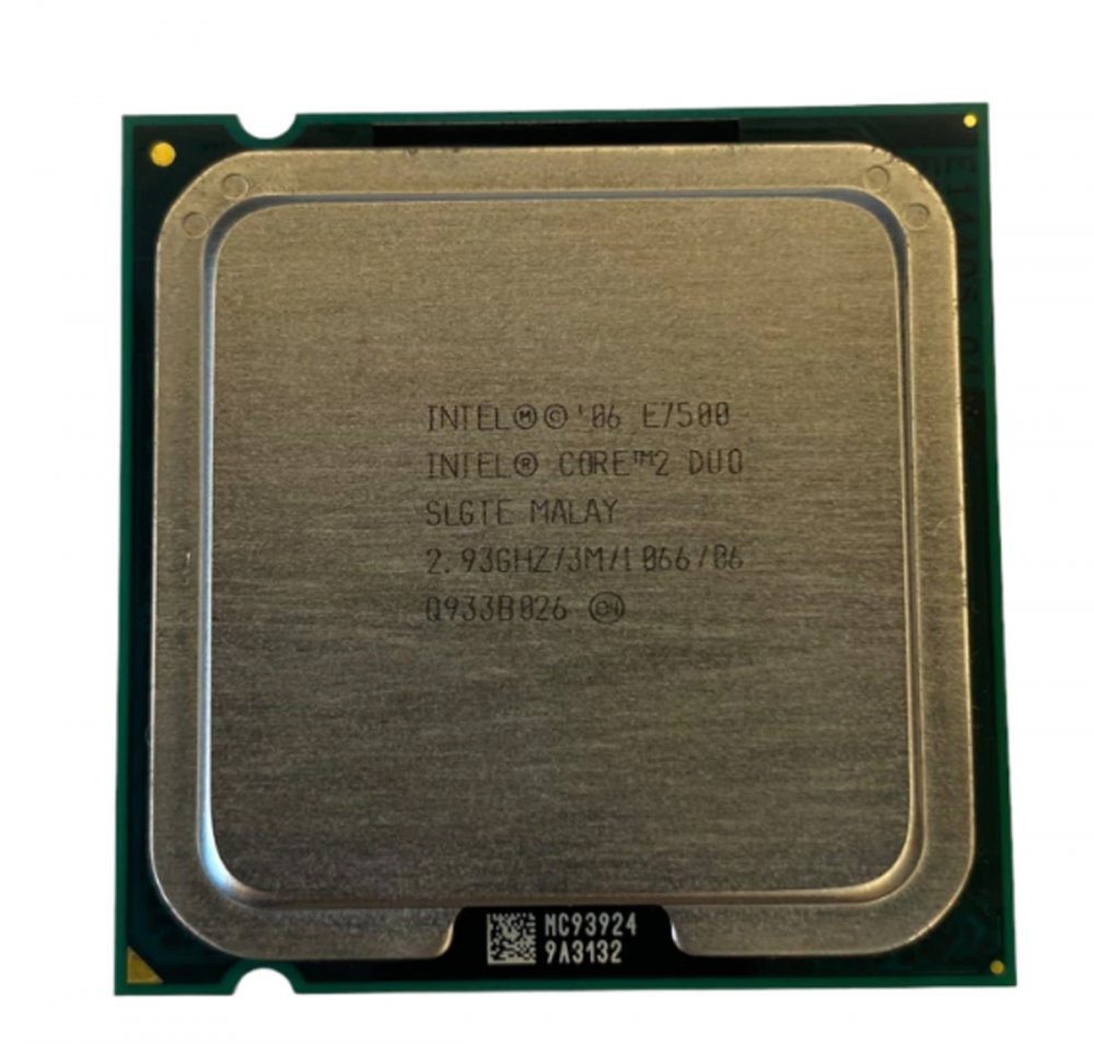 BX80571E7500= Processador Intel Core 2 Duo E7500 2.93GHz 3MB Cache