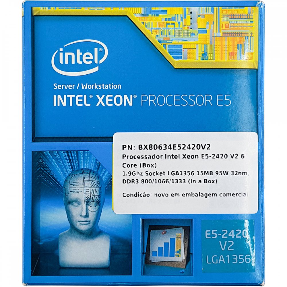 BX80634E52420V2 Processador Intel Xeon E5-2420 V2 6 Core (Box)