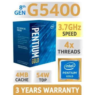 BX80684G5400 INTEL PROCESSADOR PENTIUM GOLD G5400 8GER