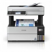 Epson Impressora Multifuncional Eco Tank L6490 Rendimento 7.500 páginas no preto e 6.000 páginas coloridas, Wifi, Bivolt, cor Preto e Branco