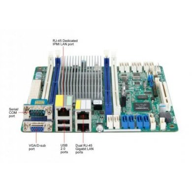 C2750D4I Placa-mãe ASRock Mini ITX Server