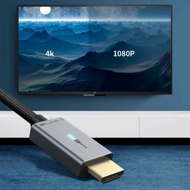 C313 Cabo HDMI x DisplayPort 4K CABLETIME 3 metros