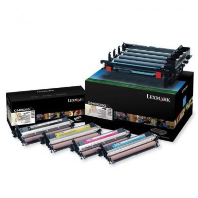 C540X74G Kit Imagem Lexmark Preto e Colorido