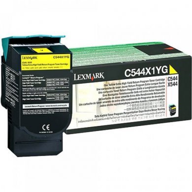 C544X1YG Toner Lexmark Amarelo 5% de cobertura
