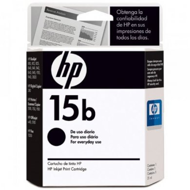 C6615UL Cartucho de Tinta HP C6615UL (15b) Preto 14 ml - para Deskjet Ser