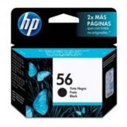 Cartucho de Tinta HP 56 Preto, 19ml, Rendimento Aprox