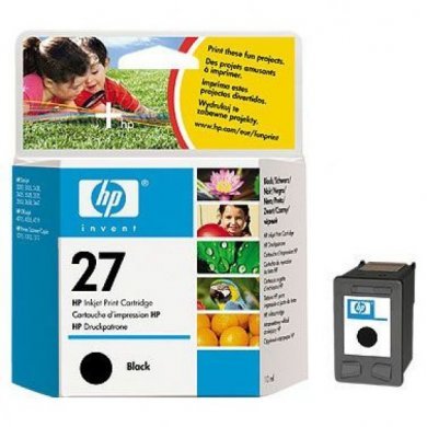 C8727AL Cartucho de Tinta HP 27 Preto