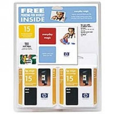 C8797BL Cartucho de Tinta HP C8797BL (2x  15) Preto 25 ml - para Deskjet 