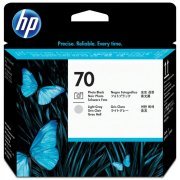 Cabeça de Impressão Plotter HP 70 Preto Foto e Cinza 