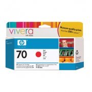 Cartucho Plotter HP 70 130Ml Vermelho Compatível com 
