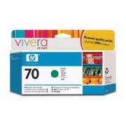 Cartucho Plotter HP 70 130Ml Verde Compatível com HP 