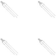 4x LED 3mm vermelho e azul clear catodo comum usado e ...