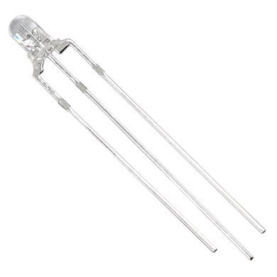 C-4-153 4x LED 3mm vermelho e azul clear catodo comum