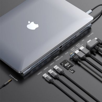 C-C3UE2HVMS01 Baseus Docking Station 11 em 1 Tipo-C