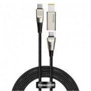 Baseus cabo 2em 1 USB-C e square plug DC 100W 2m pret