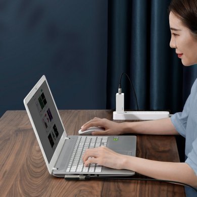 Baseus cabo 2em 1 USB-C e square plug DC 100W 2m