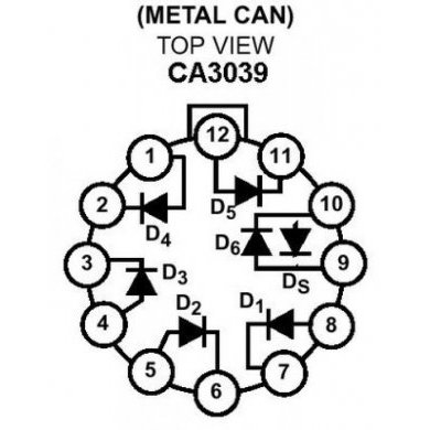 CA3039 Diodo Array RCA Ultra Fast Low Capac.