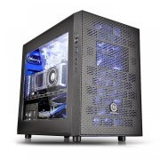 Thermaltake Gabinete Core X1 ITX Cube Case com janela lateral acrílica