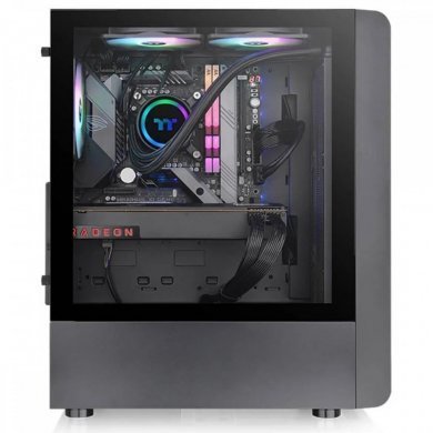 Thermaltake gabinete gamer SG200TG com fonte 650W