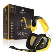 Headset Gamer Corsair DOLBY 7.1 USB Yellowjacket, Amarelo e preto