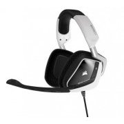 Headset Gamer Corsair DOLBY 7.1 USB Branco e preto