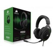 Corsair Headset HS50 Gamer Stereo Green P2 3,5mm Comprimento do cabo 1.8m