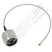 Pigtail Cabo Proprietário Hyperlink CA-UFLNMQC20 Ather Tipo Cabo: Modelo 1.13  (5.8GHz), Comprimento: 20cm, Co