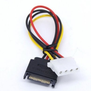 CABO15P-4P Cabo SATA 15 pinos Macho para Molex