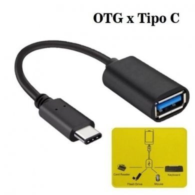 CABOOTG-TYPE-C Cabo USB Tipo C Para USB 3.0 Femea