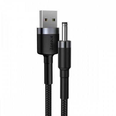 CADKLF-G1 Baseu cabo USB para DC 3.5mm Cafule 2A 1m preto