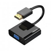 Baseus adaptador HDMI para VGA CAHUB-BH01 Conectores de cabo HDMI (M) para VGA (F) HDMI