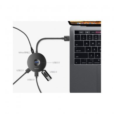 CAHUB-G01 Baseus Adaptador HUB USB Tipo C para USB x4