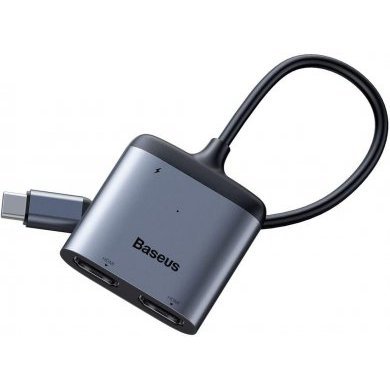 CAHUB-I0G Baseus Hub Adaptador USB Tipo C para 2x HDMI