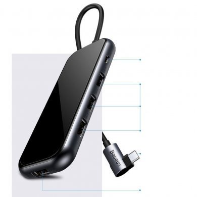 Baseus HUB multi-funcional tipo C para 4xUSB2.0