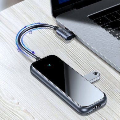 Baseus HUB multi-funcional tipo C para 4xUSB2.0