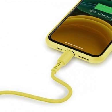CALDC-0Y Baseus cabo lightning USB Colorful 2.4A amarelo