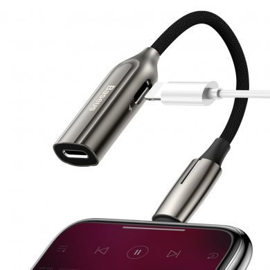 CALL55-0A Baseus adaptador L55 Lightning 2 em 1