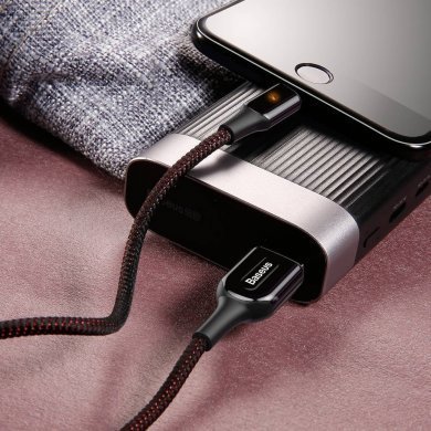 Baseus cabo tipo X Lightning 2.4A 1m preto