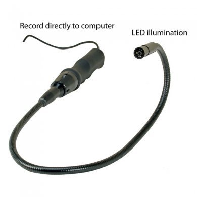 CAMERA-SNAKE-1 Snake Scope Camera 1/6 VGA CMOS Lens: F 2.8 Cable Neck 2 ft with 